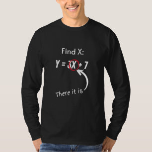 T-shirt Rechercher X algèbre