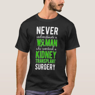 T-shirt Récipiendaire du rein Femme Nouvelle greffe du rei