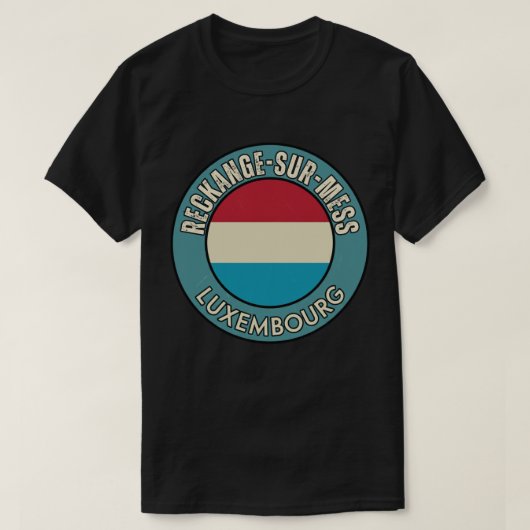 T-shirt Reckange-sur-Mess, Luxembourg (Design devant)