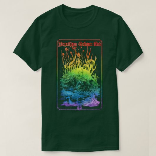 T-shirt Réclamation de la fierté psychédélique (Design devant)