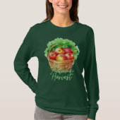 T-shirt Récolte d'automne : Pommes dans le verger (Devant)