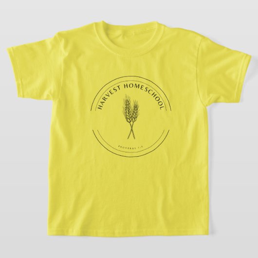 T-shirt Récolte des enfants de l'école familiale T (Poser)