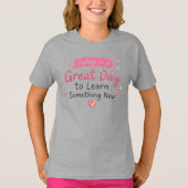 T-shirt Recommandation: "Illustration de cartable d'école (Devant)