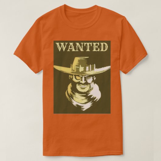 T-shirt RÉCOMPENSE Recherchée POUR L'ANCIENNE OUTLAW DE CO (Design devant)