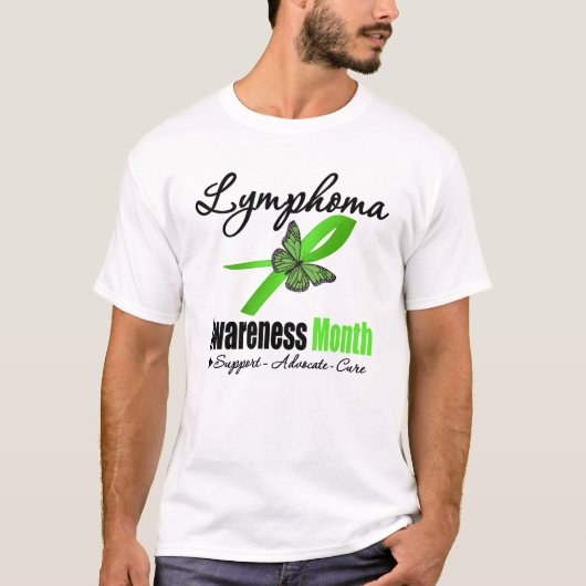 T-shirt Reconnaissance de mois de conscience de lymphome (Devant)