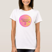 T-shirt Reconstruction du cancer du sein DIEP (Devant)