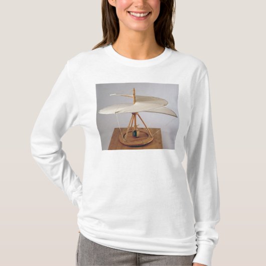 T-shirt Reconstruction modèle de la conception de da Vinci (Devant)