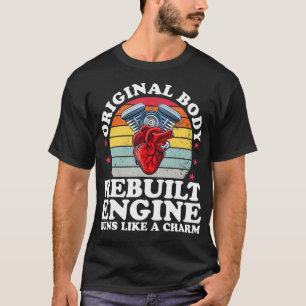 T-shirt Reconstruit Moteur Open Heart Chirurgie Récupérati