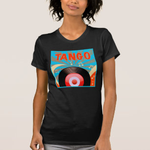 T-shirt Record argentin vintage de vinyle de tango