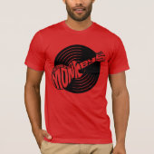 T-shirt Record Logo B&W (Devant)