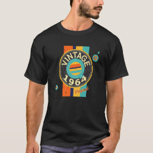 T-shirt Record Vinyl 1964 Anniversaire Lecteur Vintage