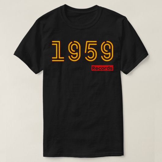 T-shirt Records de 1959 (Design devant)