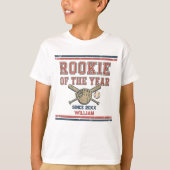 T-shirt Recrue de l'année Baseball (Devant)