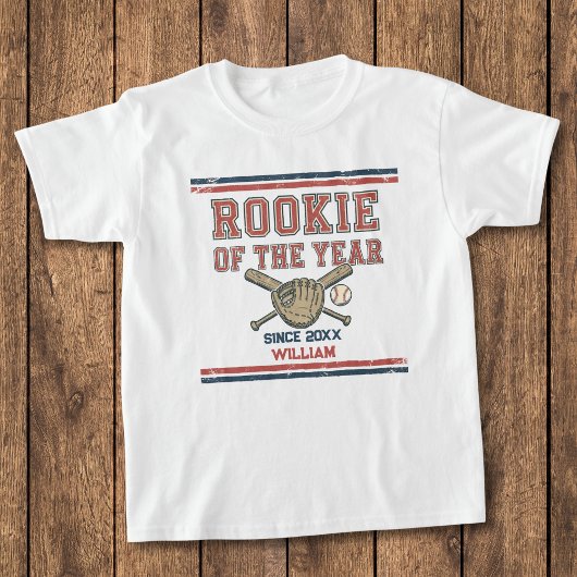 T-shirt Recrue de l'année Baseball