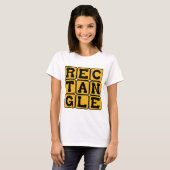T-shirt Rectangle, polygone à quatre côtés (Devant entier)