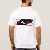 T-shirt Rectangle RedWake (Dos)