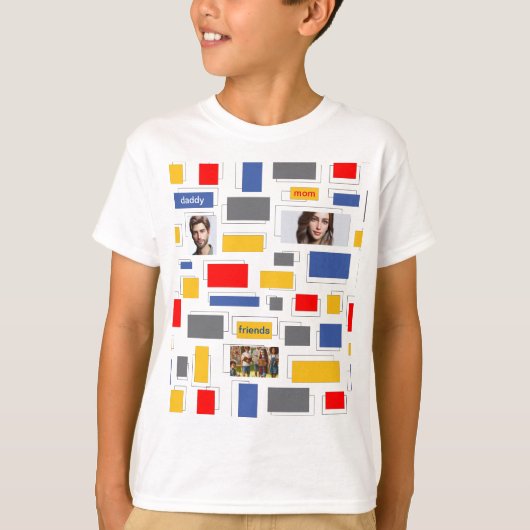 T-shirt Rectangles (Devant)