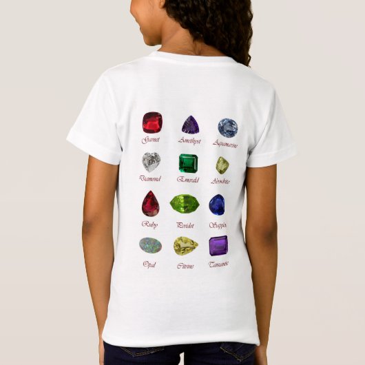 T-Shirt Rectangular Sapphire Blue Pattern (Dos)