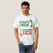 T-shirt Rectifiez et des fausses déclarations (Devant entier)