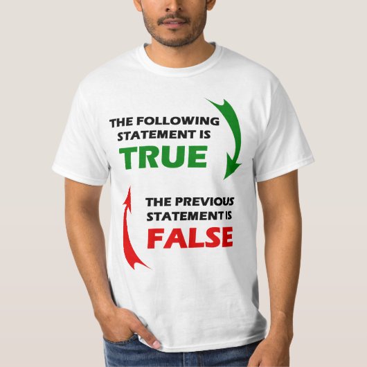 T-shirt Rectifiez et des fausses déclarations (Devant)