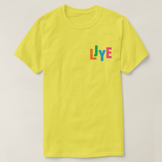 T-Shirt recto-verso LJYE (Design devant)
