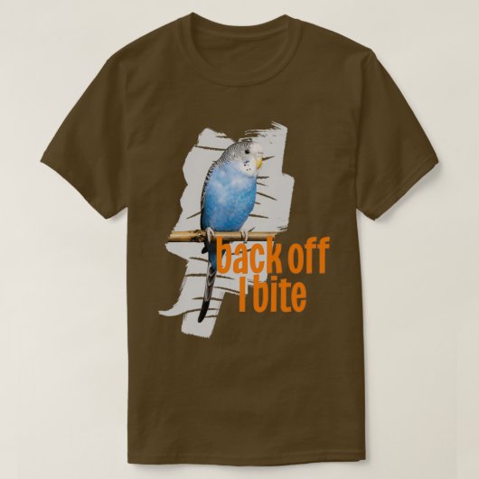 T-shirt Reculer Je Parakee Bite (Design devant)
