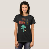 T-shirt Récupération des blessures Accident d'arbre humain (Devant entier)