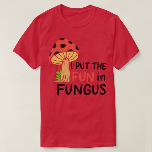 T-shirt Récupération des champignons 4 (Design devant)