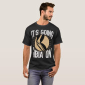 T-shirt Récupération réussie de l'os de jambe cassé (Devant entier)