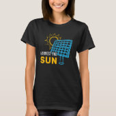 T-shirt Récupérer Les Panneaux Solaires Solaires Générateu (Devant)