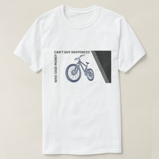 T-shirt Recyclage drôle - l'argent ne peut pas par vous (Design devant)