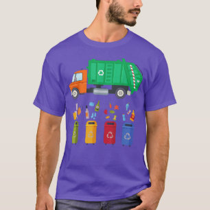 T-shirt Recyclage Garbage Day Shirt Toddler Garbage Truck