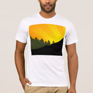 T-shirt recyclage : rayz de montagne :