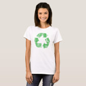 T-shirt Recyclage vintage (Devant entier)