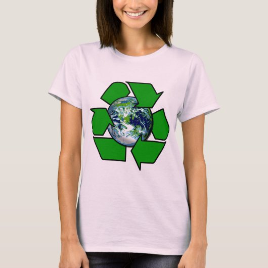 T-shirt Recycle for Planet Earth (Devant)