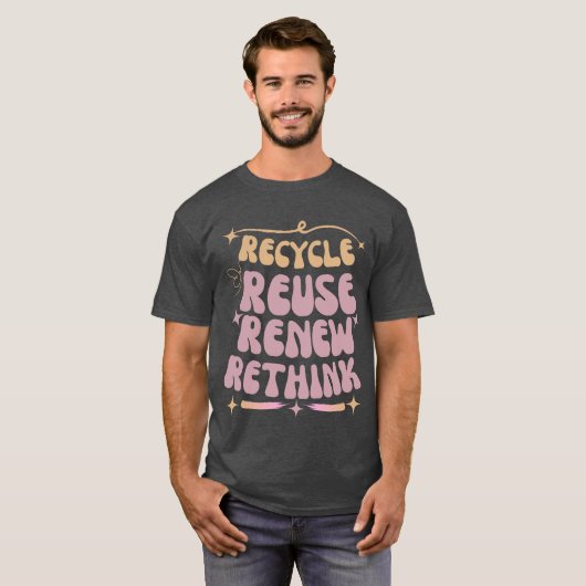 T-SHIRT RECYCLE RÉUTILISER RENOUVEAU REPENS 2023 (Devant entier)
