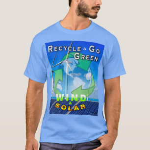 T-shirt Recycler DEVENEZ ÉCOLO VENT ET SOLAIRE