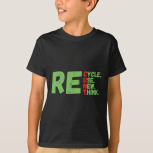 T-shirt Recycler Réutiliser Renouveler Jour des terres de