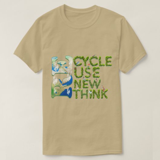 T-shirt Recycler Réutiliser Repenser 1 (Design devant)