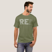 T-shirt Recycler réutiliser réutiliser repenser la crise D (Devant entier)