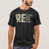 Recycler réutiliser réutiliser repenser rétro