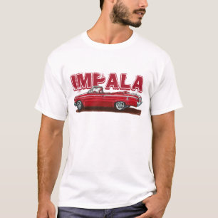 T-shirt Red 1962 Impala convertible