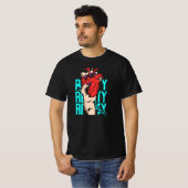 T-shirt Red and Blue Heart (Devant entier)