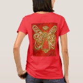 T-shirt Red Angel (Image des deux côtés) (Dos)