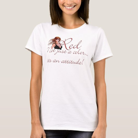 T-shirt red_attitude (Devant)