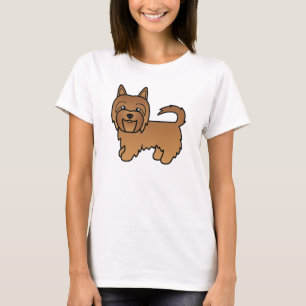 T-shirt Red Australian Terrier mignon chien de dessin