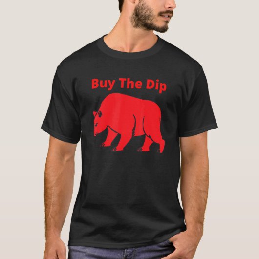 T-shirt Red Bear Acheter Le Marché Stock Dip (Devant)