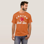 T-shirt Red Boston Sox Rétro (Devant entier)