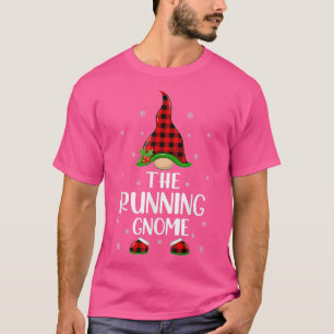 T-shirt Red Buffalo Plaid Correspondant Au Gnome Chris