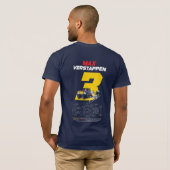 T-Shirt Red Bull Max Verstappen (Dos entier)